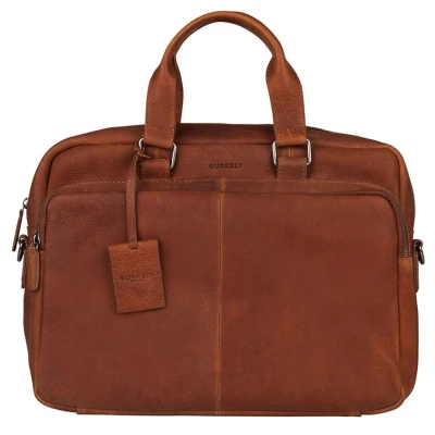 Abbildung von Burkely Antique Avery Notebooktasche, Herren, Größe: One Size, Mittelbraun