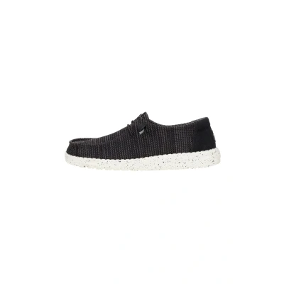 Abbildung von Heydude Wendy Stretch SOX Sportlicher Schnürer, Damen, Größe: 40, Black white Kunststoff/textil
