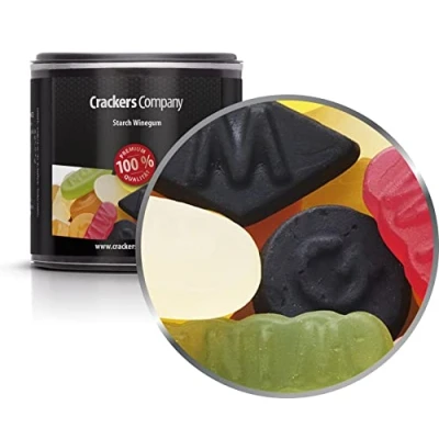 Abbildung von 3 x 140g Stärke Weingummi, vegetarisch, vegan, glutenfrei, laktosefrei