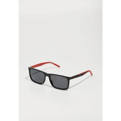 Abbildung von Hugo Boss Herren HG 1337/S 807/IR Gläser SONNENBRILLEN Acetat Schwarz Grau Quadratisch Normal