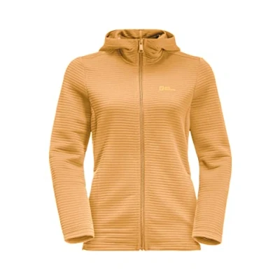 Abbildung von Jack Wolfskin Modesto Hooded Fleecejacke, Damen, Größe: XS, Honey yellow