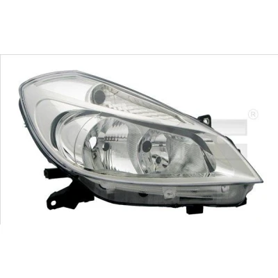 Abbildung von TYC 20 0794 25 21 Scheinwerfer links H7/H7 für Rechtsverkehr ohne Elektromotor RENAULT: Clio 3, III Grandtour