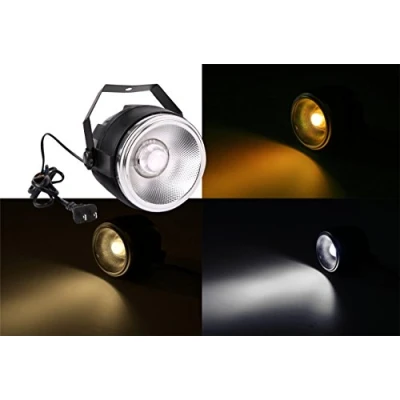Abbildung von TOM, PAR LED Licht, 40 W, kaltweiß und warmweiß für Bühne/Hochzeit/Party/Theater/Studio, weiß (double white)