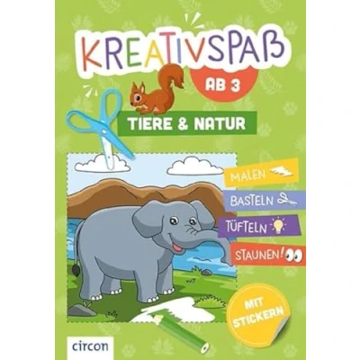 Abbildung von Tiere &amp; Natur: Malen, basteln, tüfteln, staunen (Kreativspaß ab 3)