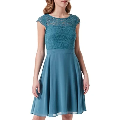 Abbildung von Vera Mont Cocktailkleid/festliches Kleid, Damen, Größe: 34, Smoky teal