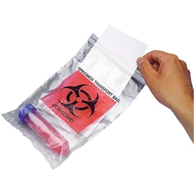 Abbildung von neoLab 1 6765 Versandbeutel Biohazard, 150 mm x 225