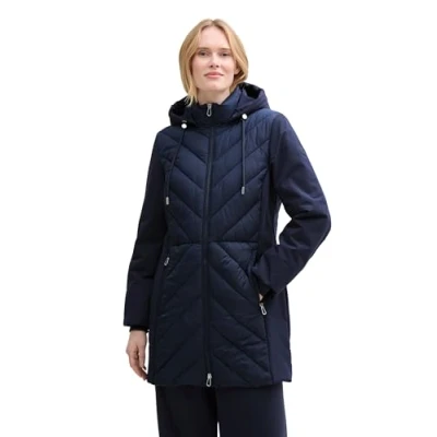 Abbildung von TOM TAILOR Damen 1044404 Jacke, 10668 Sky Captain Blue, 3XL EU