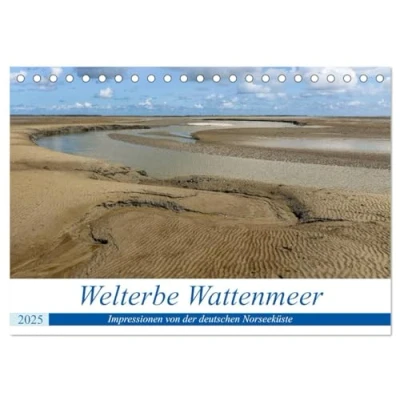 Abbildung von Welterbe Wattenmeer (Tischkalender 2025 DIN A5 quer), CALVENDO Monatskalender