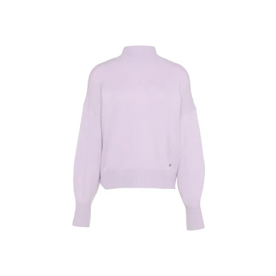 Abbildung von s.Oliver MIT Stehkragen Strickpullover, Damen, Größe: 46, Lavendel