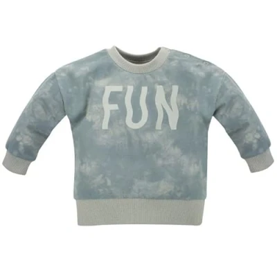 Abbildung von Pinokio Baby Sweatshirt Fun Time, 100% Cotton Blue, Boys Gr. 68 122 (116)