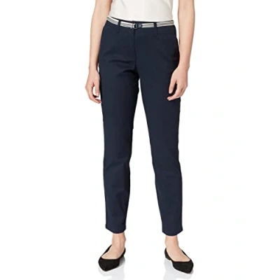 Abbildung von TOM TAILOR Damen Chino Slim Hose 1024233, 10668 Sky Captain Blue, 34W / 30L