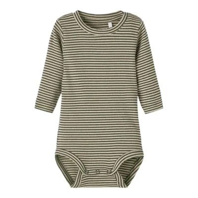 Abbildung von NAME IT Baby Jungen NBMKERRO LS Body, Rifle Green, 68