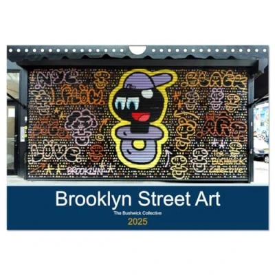 Abbildung von Brooklyn Street Art (Wandkalender 2025 DIN A4 quer), CALVENDO Monatskalender