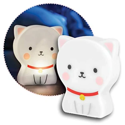 Abbildung von Reer lumilu Cute Friends Cat, süßes Katzen Nachtlicht, tolles Taufgeschenk, Geburtstags Geschenk für Jungen und Mädchen 52320 weiß