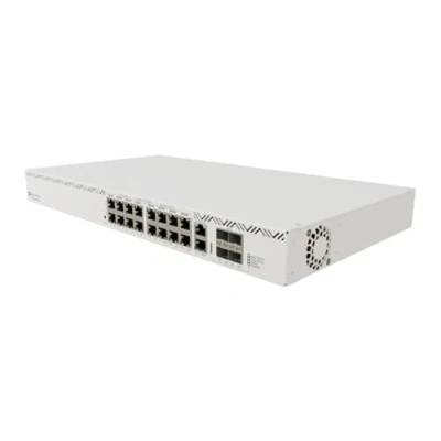 Abbildung von MikroTik Cloud Router Switch CRS320 8P 8B 4S RM, 17x Gigabit PoE (8x , 8x ), 4x SFP Rackmount, 600W