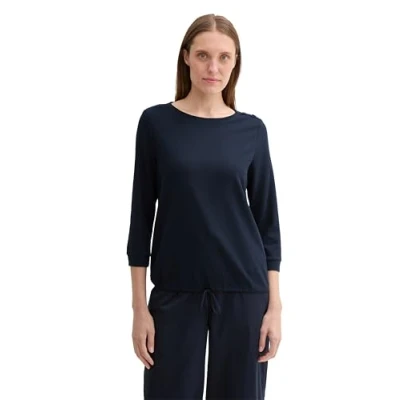 Abbildung von TOM TAILOR 3/4 Arm Shirt mit Kordelzug am Saum