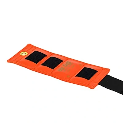 Abbildung von CanDo Gewichtsmanschette, Hand und Fußgelenkgewichte, 340 g, orange