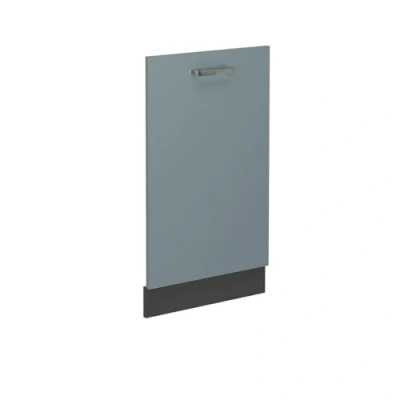 Abbildung von Vicco Geschirrspülblende R Line, Blau Grau, 45 cm ohne Arbeitsplatte