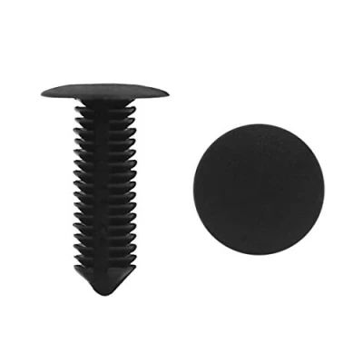 Abbildung von sourcing map 100Stk 9 mm Loch Befestigung Niet Drucken Abdeckung Pin Klipp Auto Zubehör de