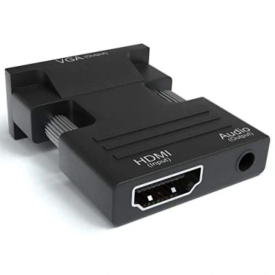 Abbildung von JAMEGA HDMI zu VGA Adapter HDTV 1080p Konverter Audio &amp; Videokabel für PC,