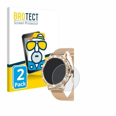Abbildung von BROTECT Entspiegelungs Schutzfolie für walkbee Smartwatch 1.3&quot; (rund) (2 Stück) Matte Displayschutz Folie, Anti Reflex, Fingerprint