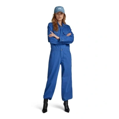 Abbildung von G Star Painter Overall Jumpsuit, Damen, Größe: Medium, Faded blue papillon