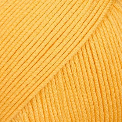 Abbildung von Rico Design Essentials doppelt gestrickt Garn, 100% Baumwolle, Banana