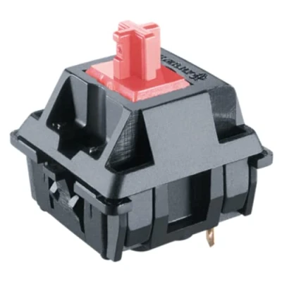Abbildung von Packung mit Cherry MX Tastenschaltern für Mechanische Tastaturen Plate Mounted Switches MX3AL1NN (Cherry Silent Red, 120 Stück)
