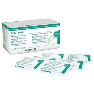 Abbildung von Softa Swabs Alkoholtupfer 100 Tupfer