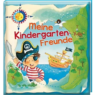 Abbildung von Meine Kindergarten Freunde (Pirat): Freundebuch ab 3 Jahren für und Kita, Jungen Mädchen