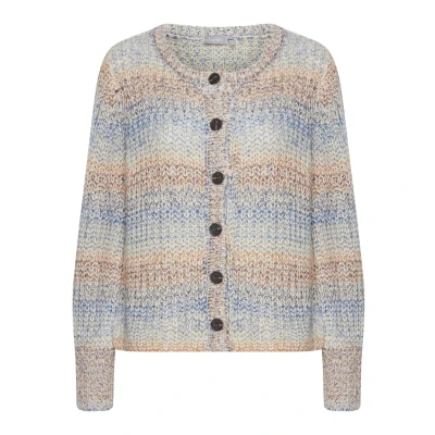 Abbildung von Fransa Strickjacke, Damen, Größe: Large, Birch mix