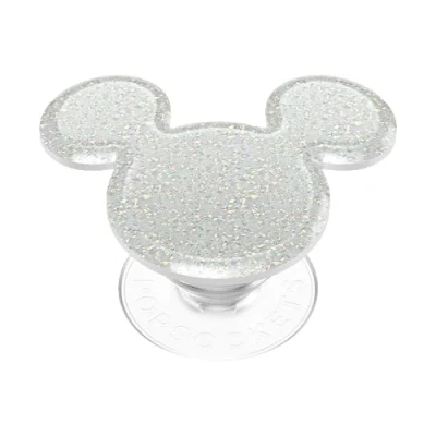 Abbildung von PopSockets Handy Griff Disney Earridescent Weiß Glitter Mickey Mouse