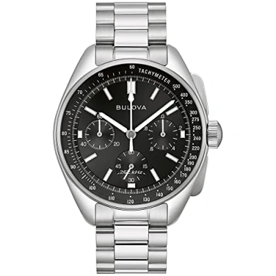 Abbildung von Bulova Chronograph 96K111, (Set, 2 tlg., mit Wechselband), Armbanduhr, Quarzuhr, Herrenuhr, Saphirglas, Edelstahl &amp; Lederarmband