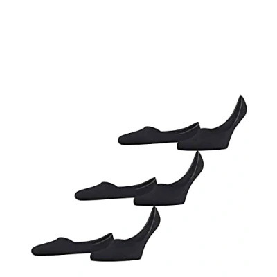 Abbildung von FALKE Herren Füßlinge Invisible Step Medium Cut 3 Pack M IN Baumwolle unsichtbar einfarbig Paar, Schwarz (Black 3000) neu umweltfreundlich, 43 44