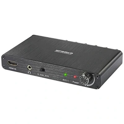 Abbildung von SpeaKa Professional Audio Extraktor [HDMI Cinch] 3840 x 2160 Pixel, 4096 Pixel