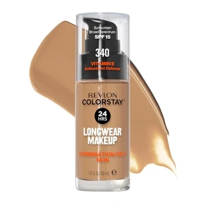 Abbildung von 2 x REVLON ColorStay makeup combination/oily skin 30ml 340 Early Tan