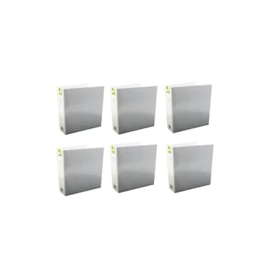 Abbildung von Q Connect KF01333Q Präsentationsringbuch 4 D Ringe 50 mm A4 weiß