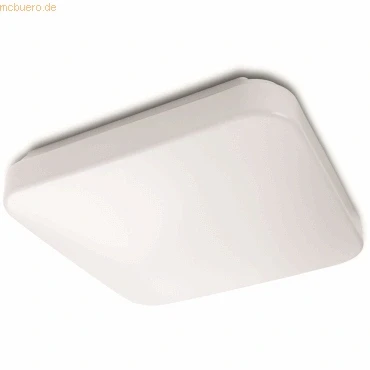 Abbildung von Philips myLiving Mauve LED Deckenleuchte (17 W), Leuchte mit kaltweißem Licht, energiesparende Raumbeleuchtung EyeComfort, weiß
