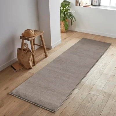 Abbildung von Teppich Fluffy flauschiger Läufer Hochwertige Kurzflor Teppich, Jimri,