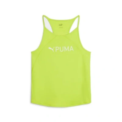Abbildung von Puma FIT Fashion Ultrabreathe Allover TANK Top, Damen, Größe: XS, Lime pow