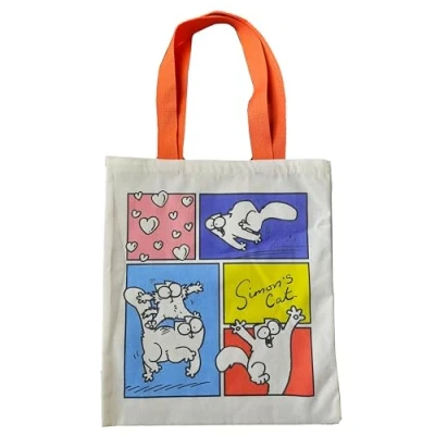 Abbildung von Puckator Tote Tasche Simon&#039;s Cat 2024, mehrfarbig, Taglia unica, Zeitgenössisch
