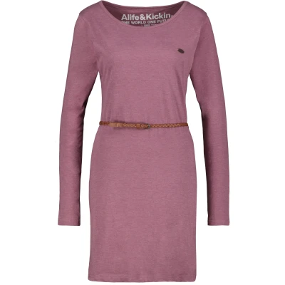 Abbildung von alife &amp; kickin Ellinak A Etuikleid, Damen, Größe: XS, Mulberry melange