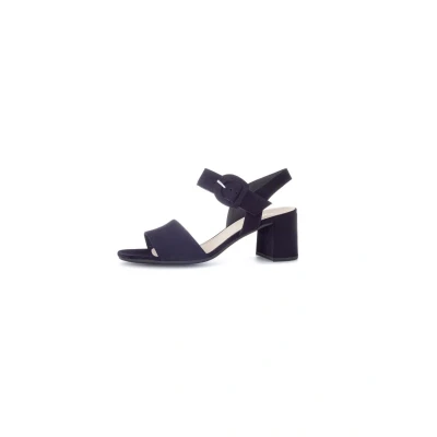 Abbildung von Gabor Riemensandalette, Damen, Größe: 38.5, Blau Schuhe