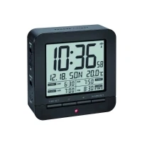Abbildung von TFA Dostmann Funkwecker digitaler Wecker 60.2536.01 Reisewecker 4 Alarme