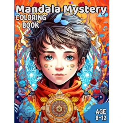 Abbildung von Mandala Mystery for Kids Coloring Book: Amazing Book Ages 8 12 Relax and Learn with 50 Beautiful Mandalas from Different Cultures.