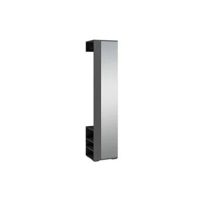 Abbildung von byLIVING Hochschrank, Holzwerkstoff, schwarz, B 40, H 184, T 35 cm
