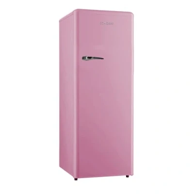 Abbildung von SCHOEPF Vollraumkühlschrank RKS245P, 145,60 cm hoch, 54.5 breit, LED Beleuchtung, Retro Design, 238l Nutzinhalt