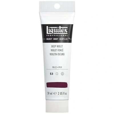 Abbildung von Liquitex 1045115 Professional Heavy Body Acrylfarbe in Künstlerqualität mit ausgezeichneter Lichtechtheit buttriger Konsistenz, 59ml Tube Dunkelviolett