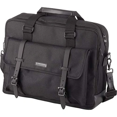 Abbildung von LIGHTPAK 46162 Laptoptasche Twyx für 15 Zoll Notebooks, Umhängetasche aus 600D Polyester mit Organizer Fach, Businesstasche Tragegriff, Tablettasche, Tragetasche, magnetische Verschlüsse, schwarz