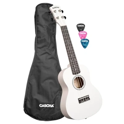 Abbildung von Concert Ukulele Linden White (incl. Bag, 3 Picks)